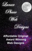 Lunar Phase Web Designs - Tall